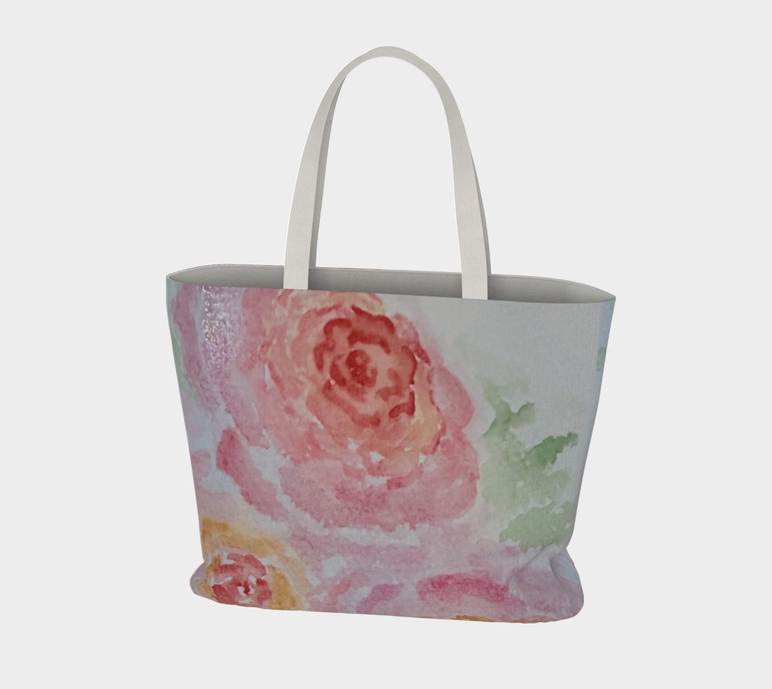 Roses Just Because xlg Market Tote