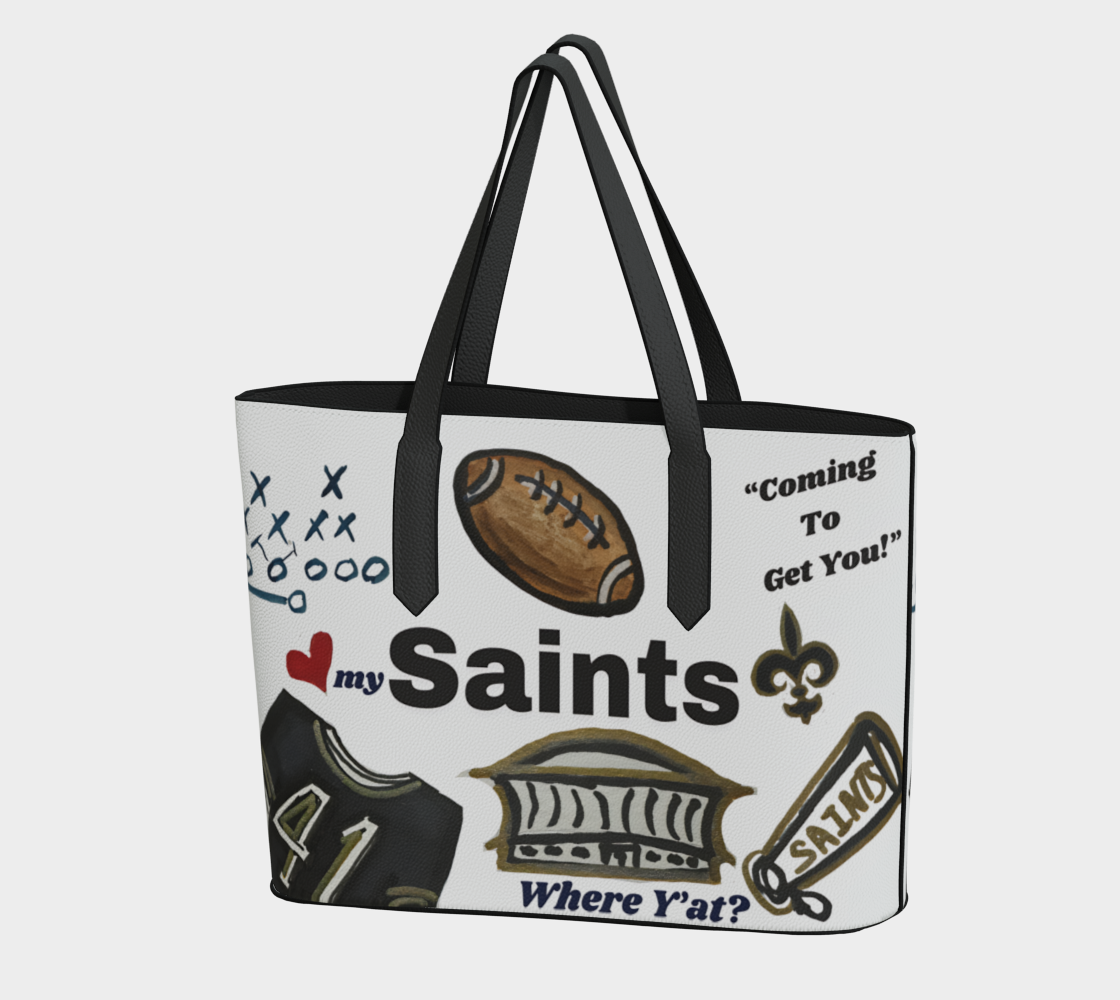 Saints Vegan Leather Purse