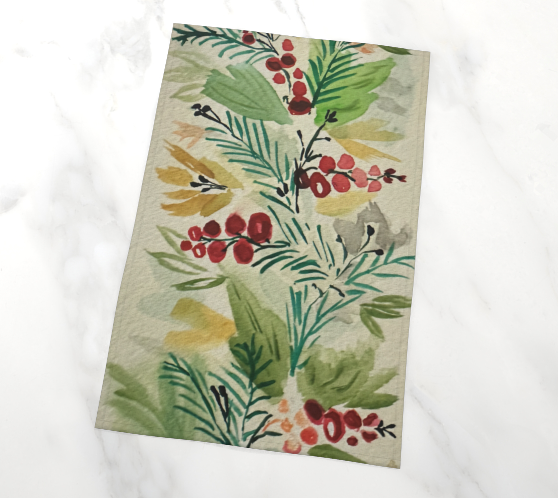 Holiday Tea Towel