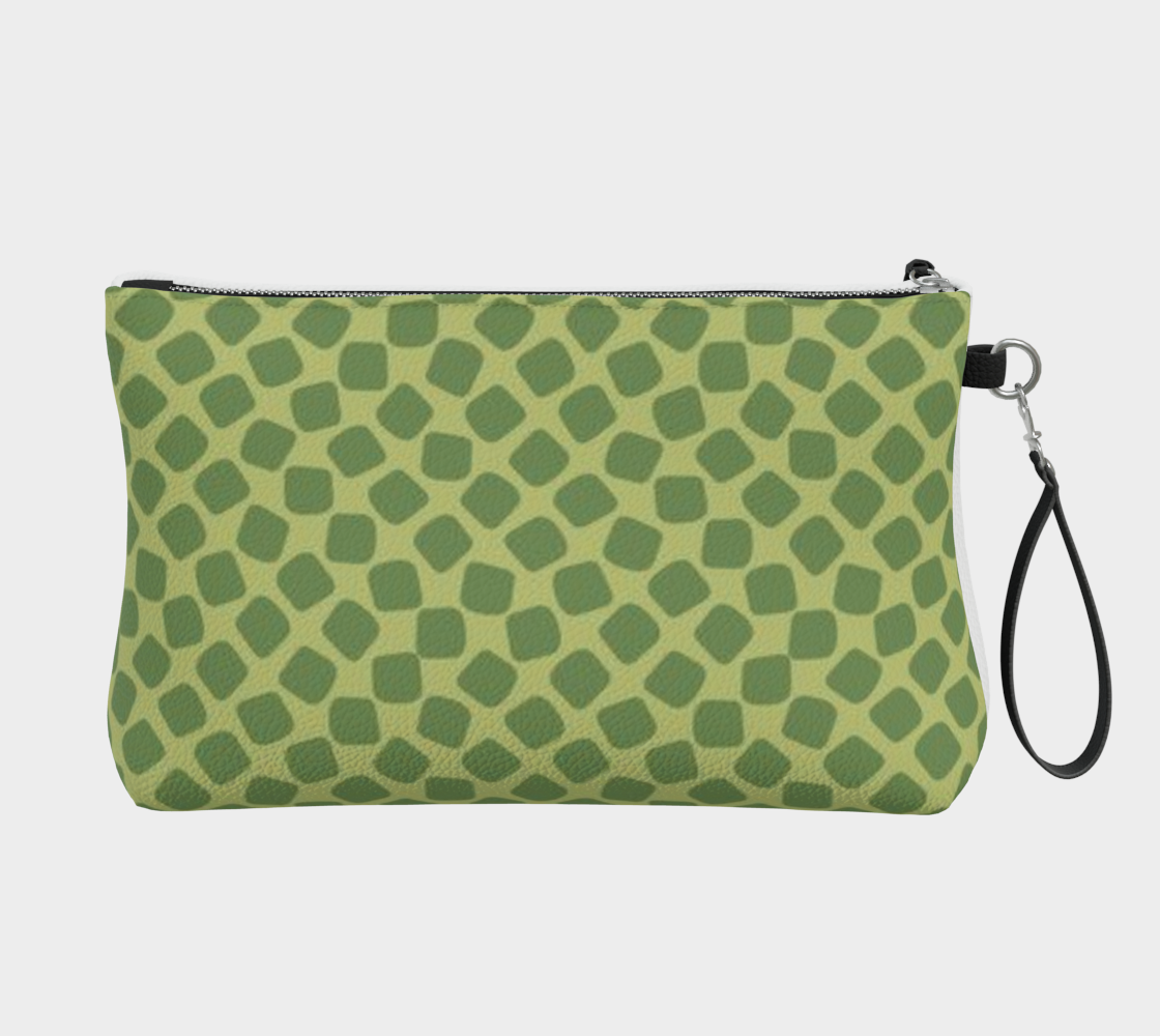 Later Gator Vegan Leather Clutch