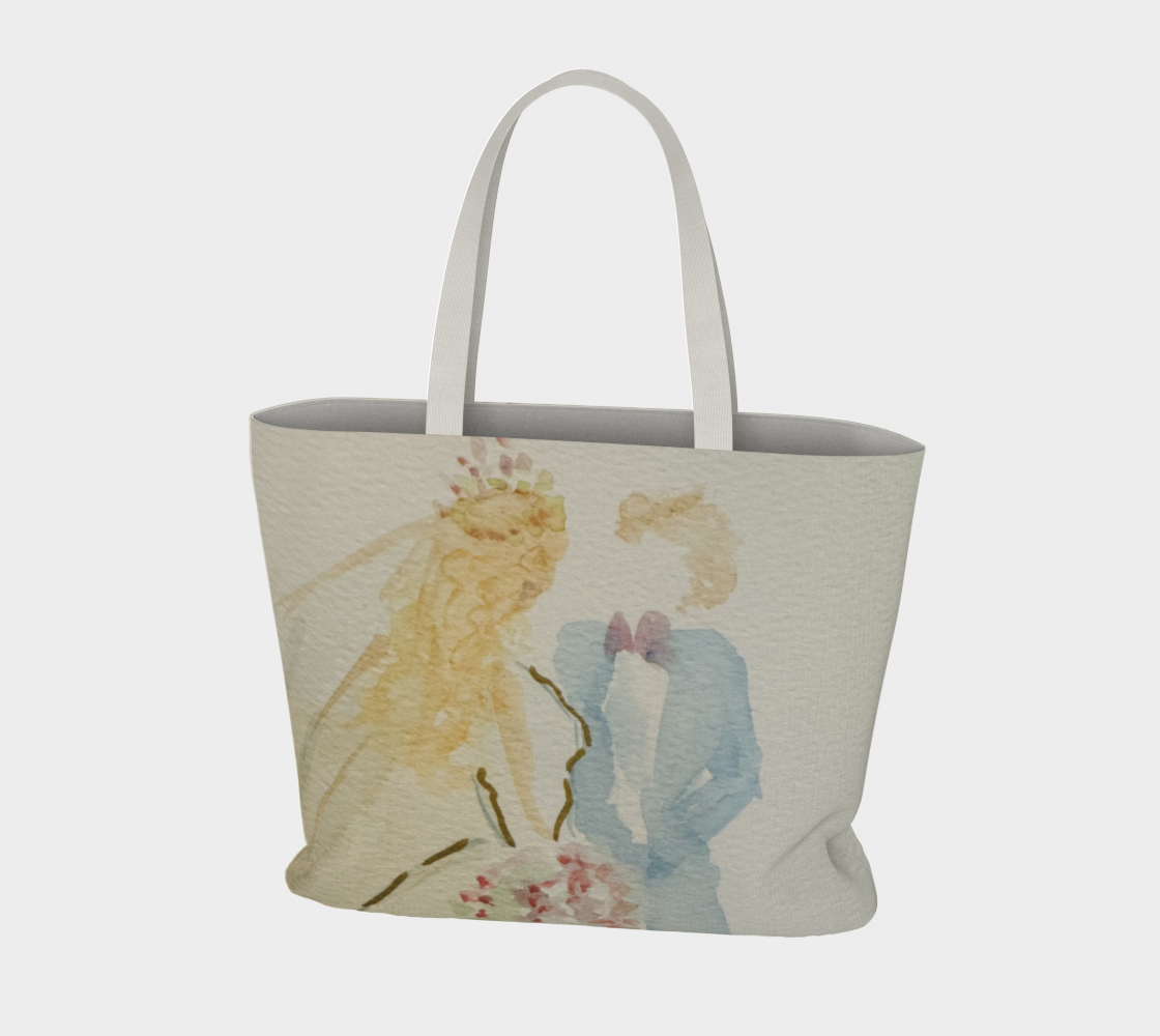 Bride & Groom xlg Market Tote