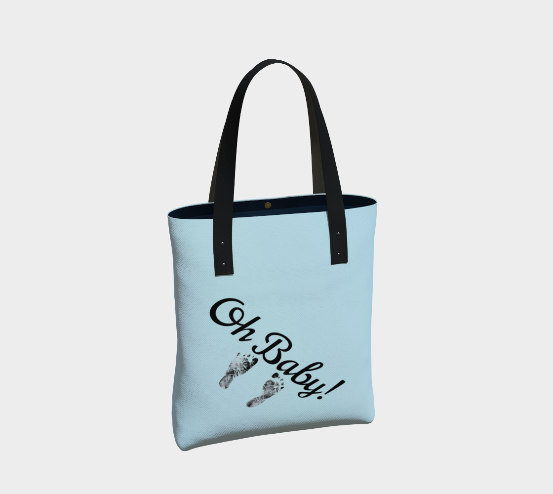 Oh Baby! Baby Blue - Bundle Tote Plus Tumbler