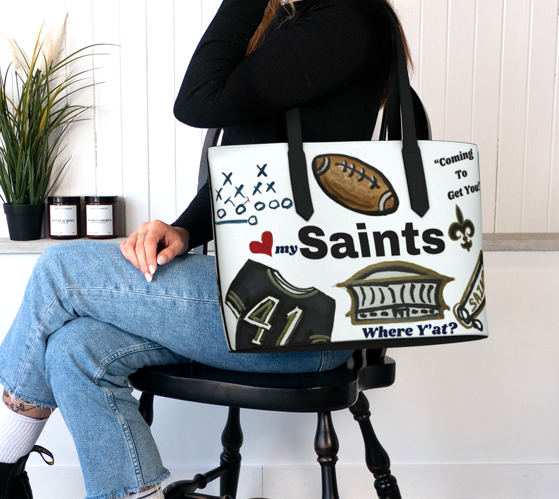 Saints Vegan Leather Purse
