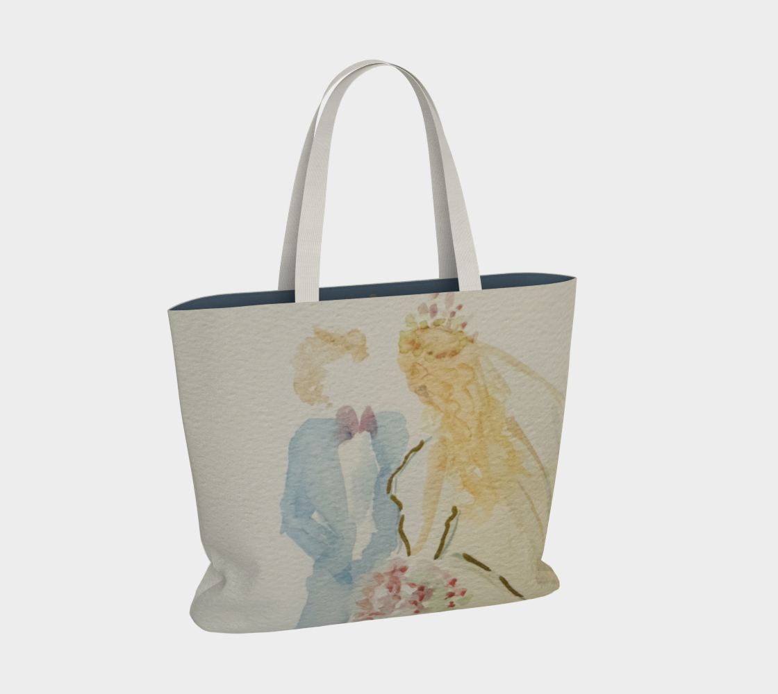 Bride & Groom xlg Market Tote