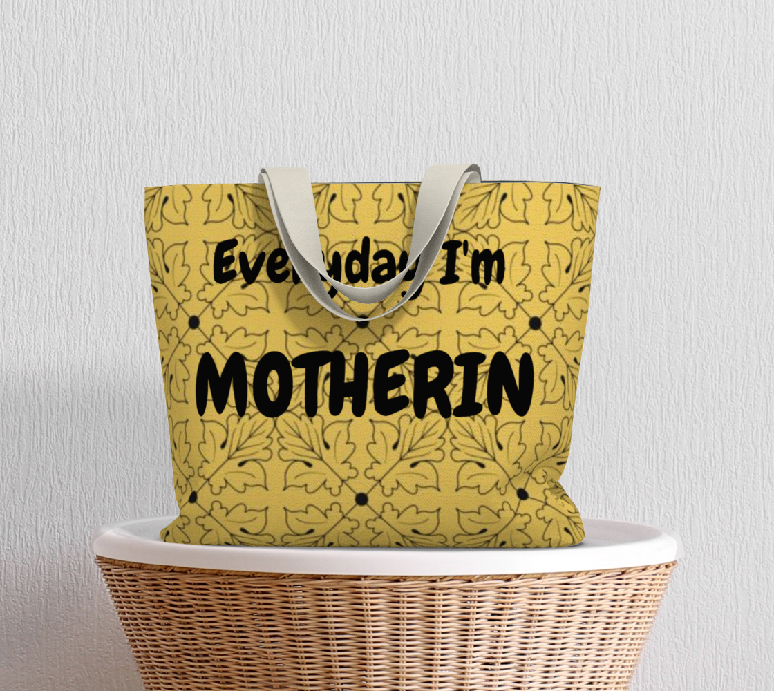 Motherin' xlg Market Tote