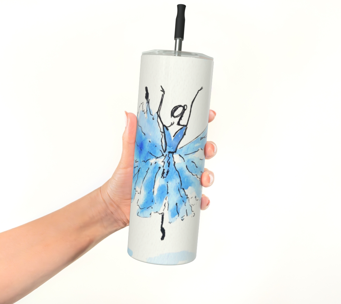 Blue Ballerina Tumbler