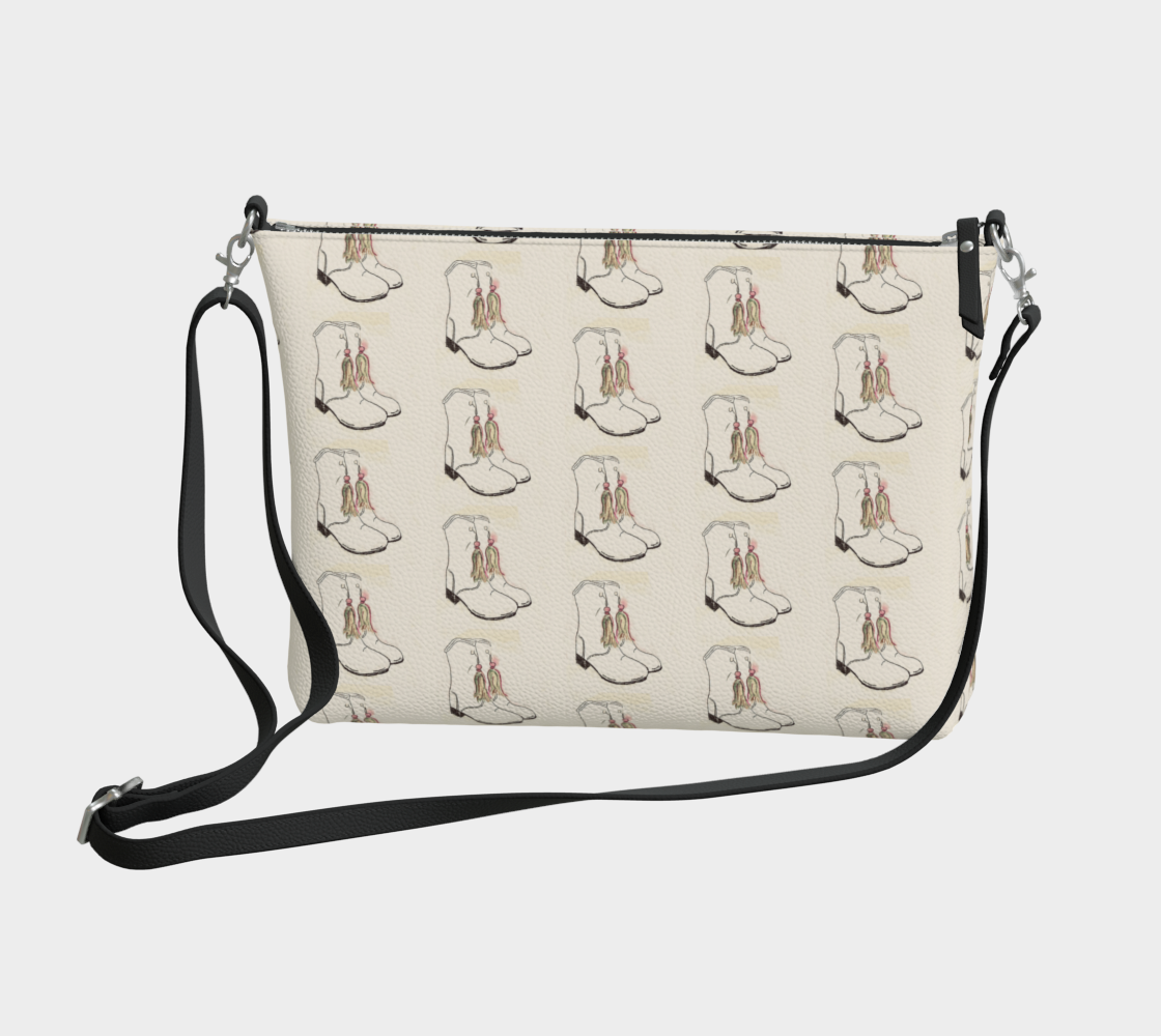 Parade It Girl Vegan Leather Crossbody Bag