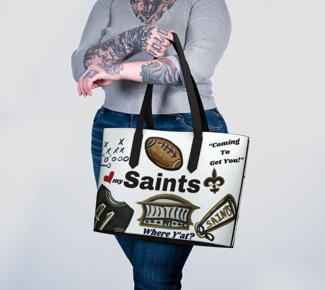 Saints Vegan Leather Purse