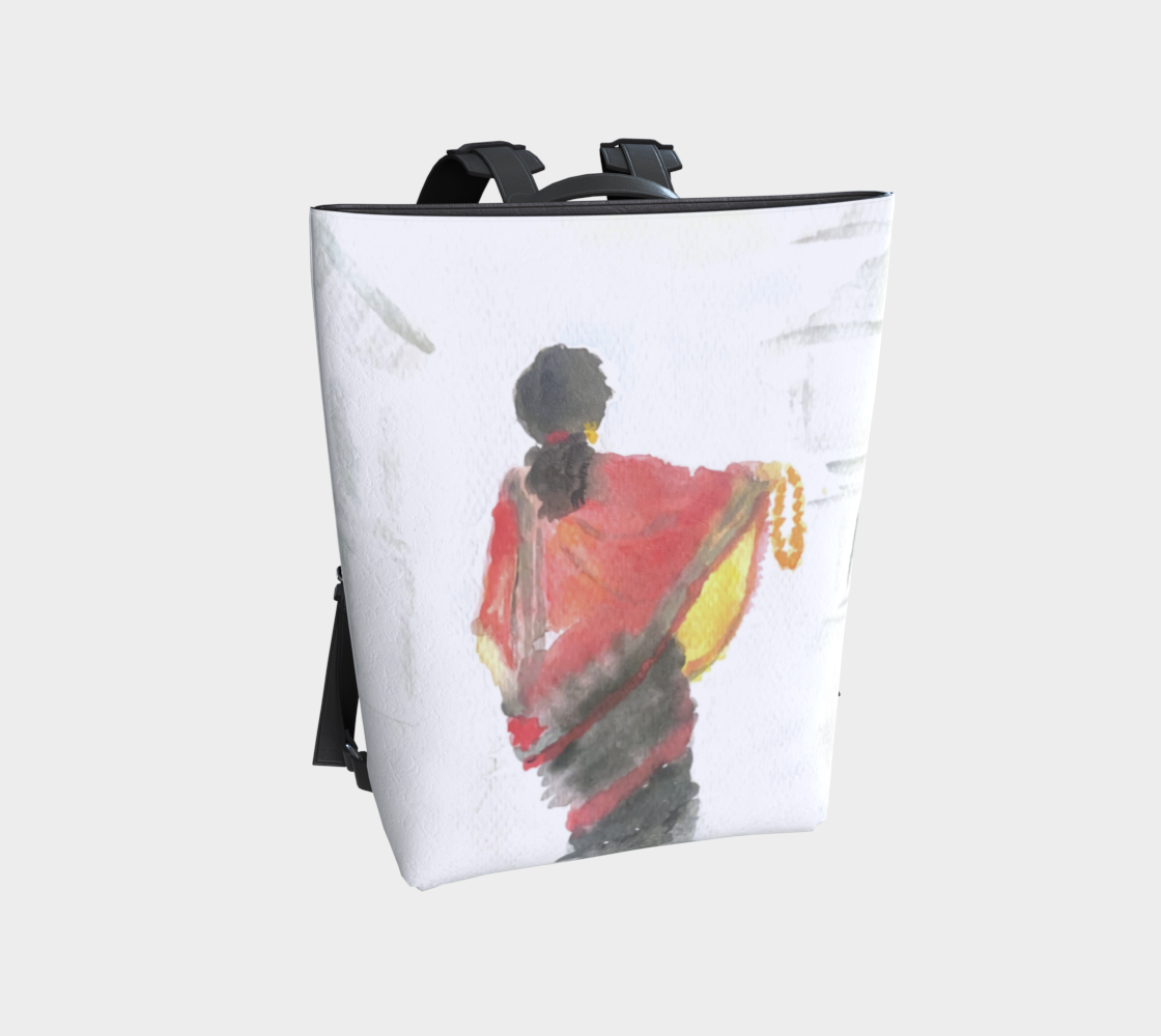 Red Scarf BackPack