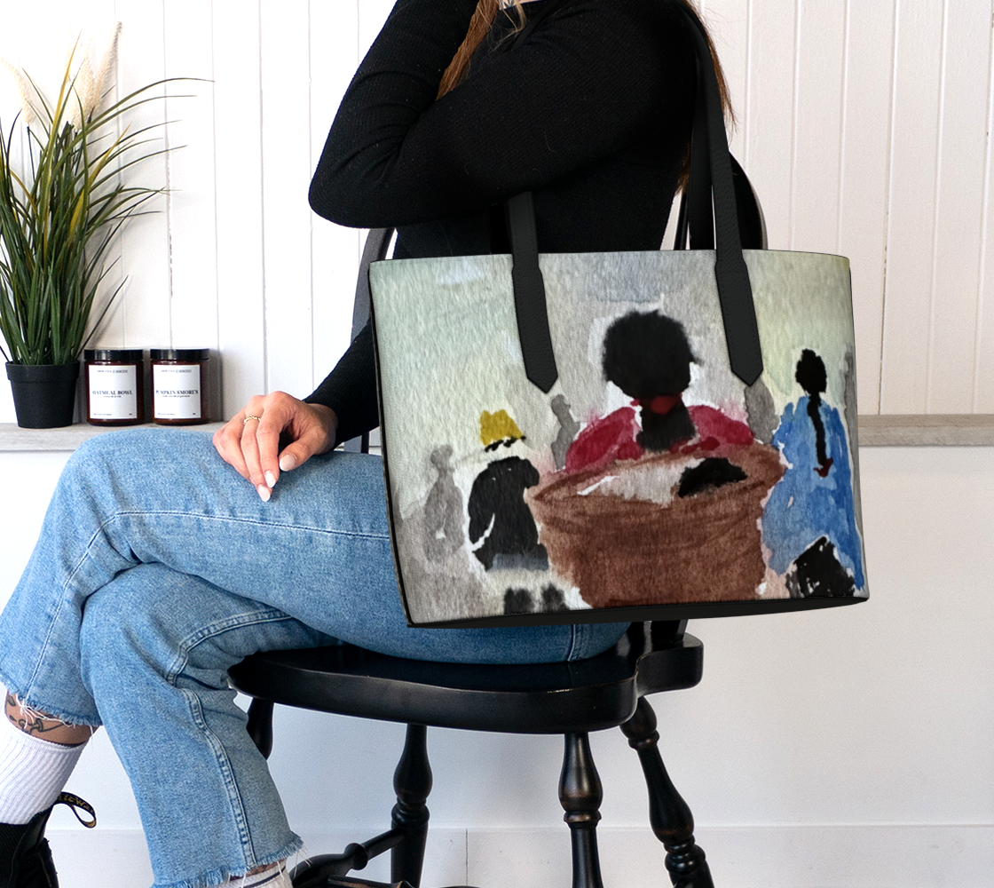 Baby Basket Vegan Leather Purse