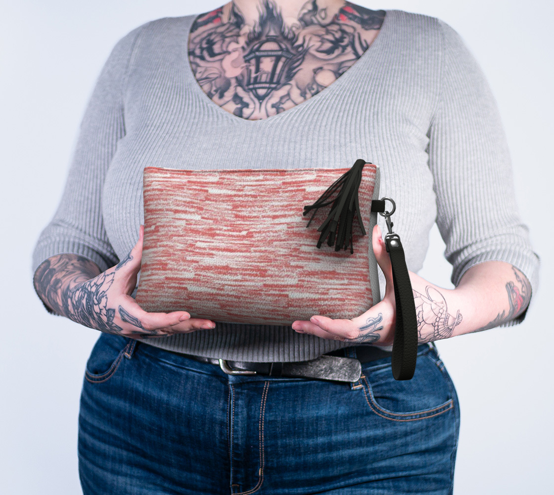 Crawfish Vegan Leather Clutch