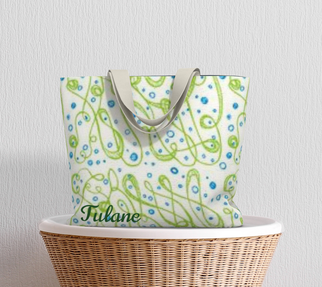 Tulane xlg Market Tote 6