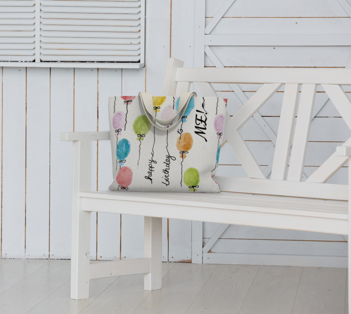 Happy Birthday to ME! xlg Market Tote