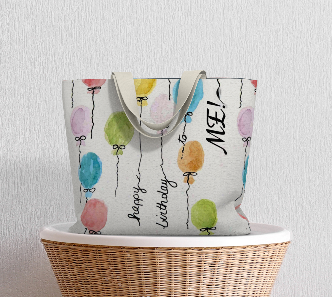 Happy Birthday to ME! xlg Market Tote