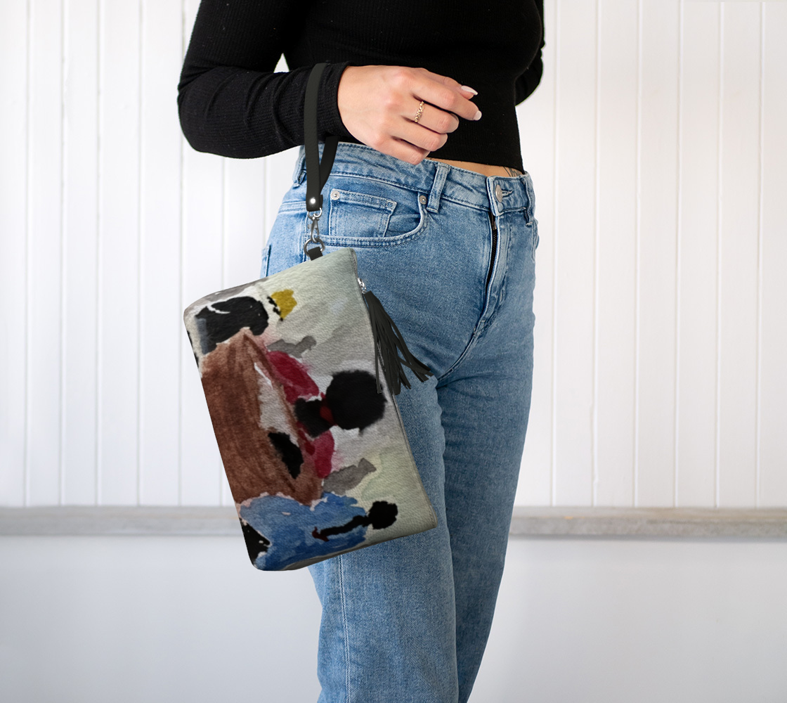 Baby Basket Vegan Leahter Clutch