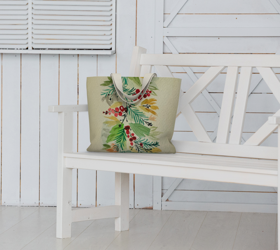 Holiday xlg Market Tote