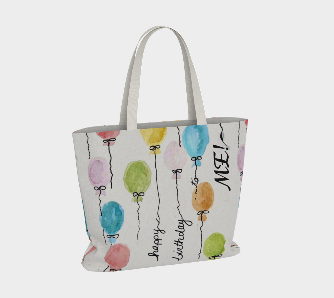 Happy Birthday to ME! xlg Market Tote