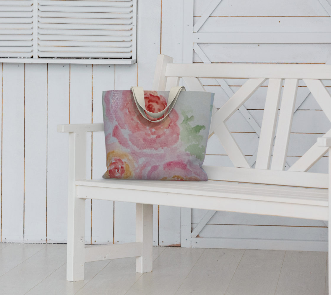 Roses Just Because xlg Market Tote