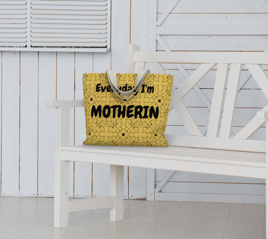 Motherin' xlg Market Tote
