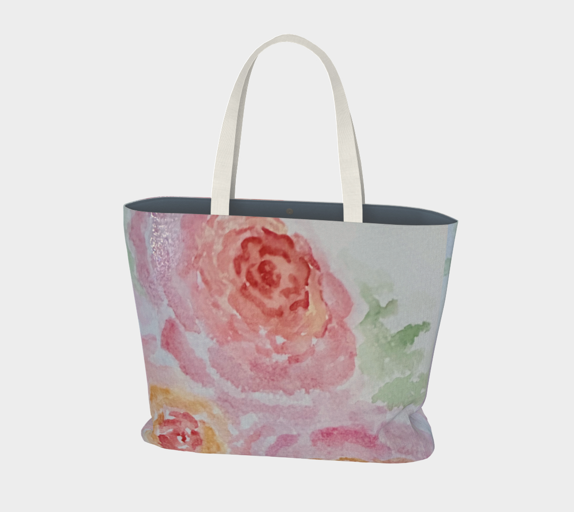 Roses Just Because xlg Market Tote