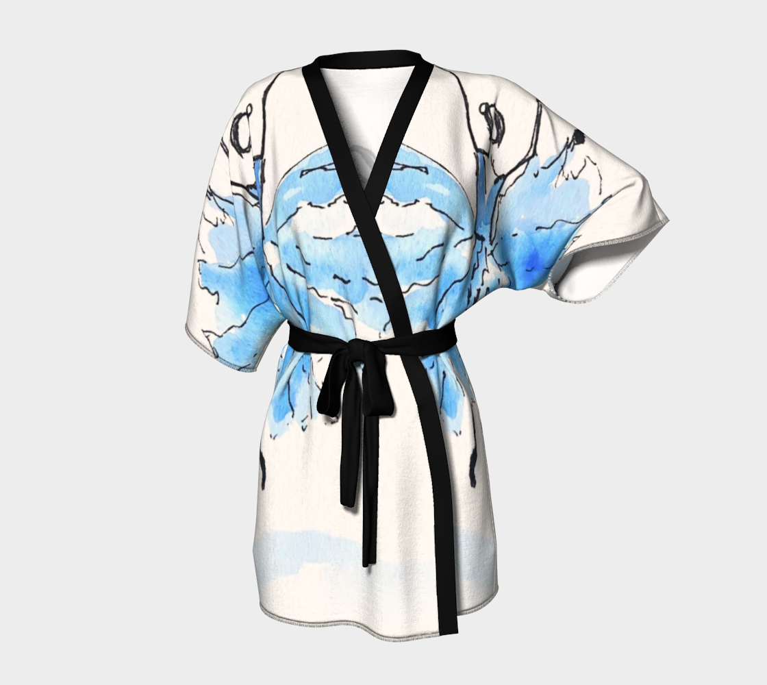 Ballerina Short Kimono Robe