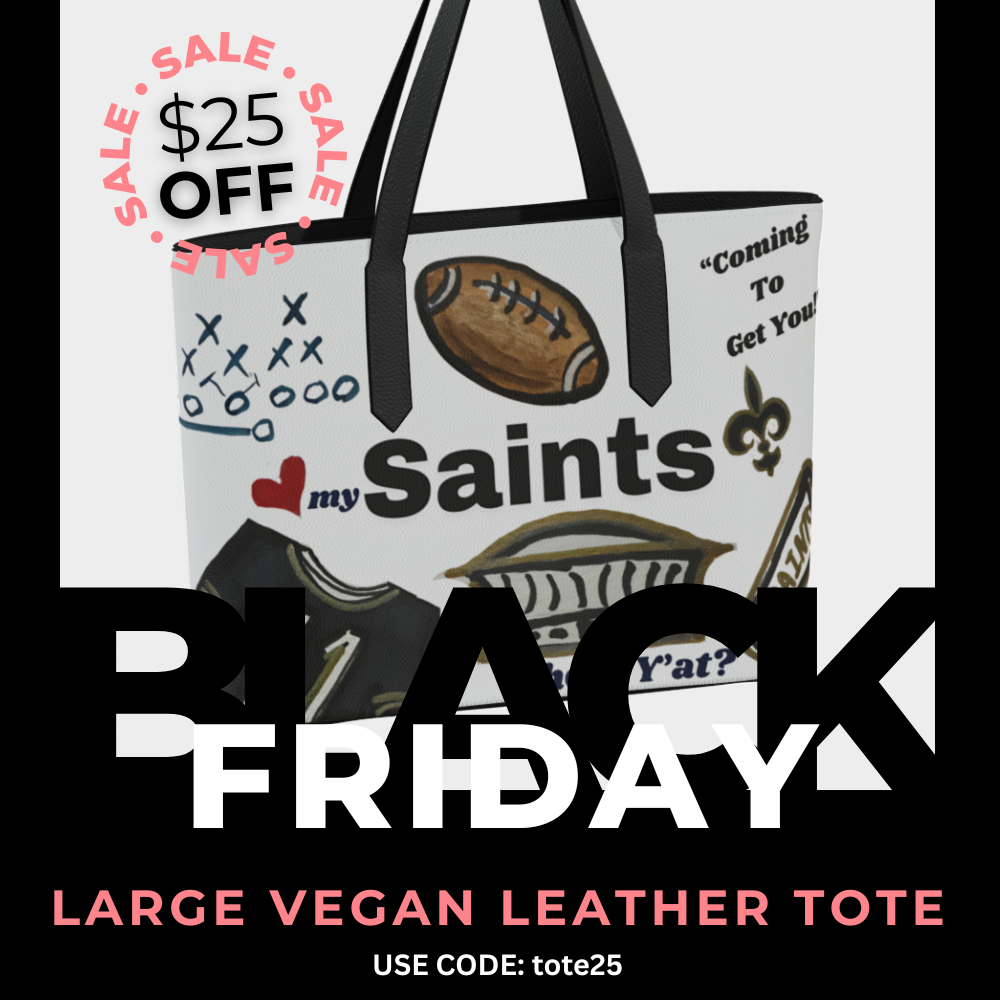 Black Friday Large Vegan Totes