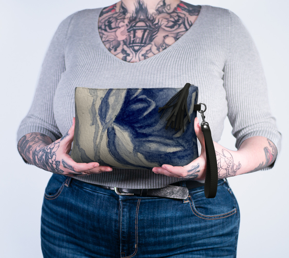 Rare Rose Vegan Clutch