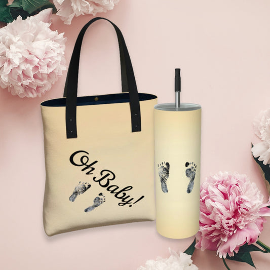 Oh Baby! Butter Yellow - Bundle Tote Plus Tumbler
