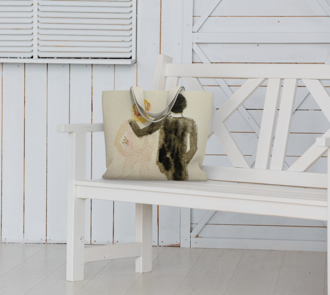 "Forever" Wedding xlg Market Tote