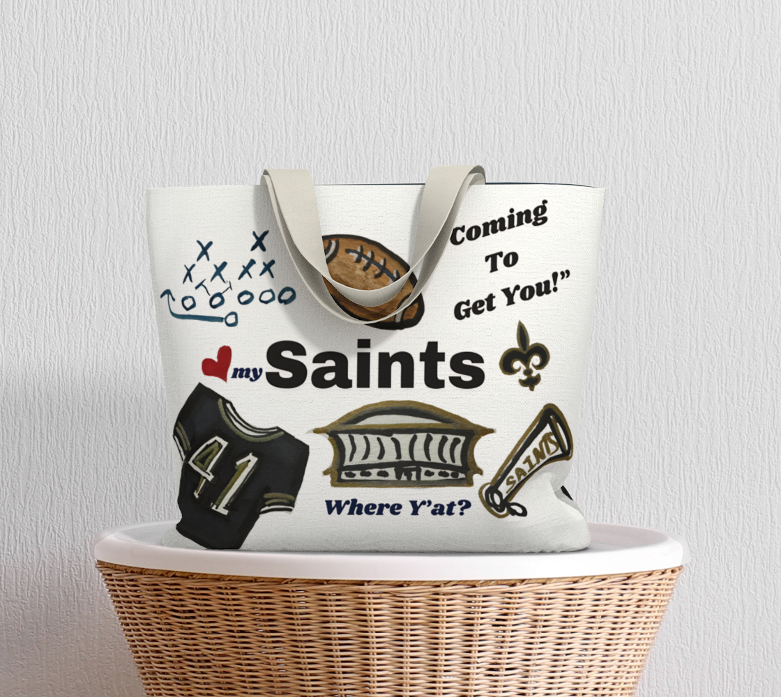 Saints xlg Market Tote