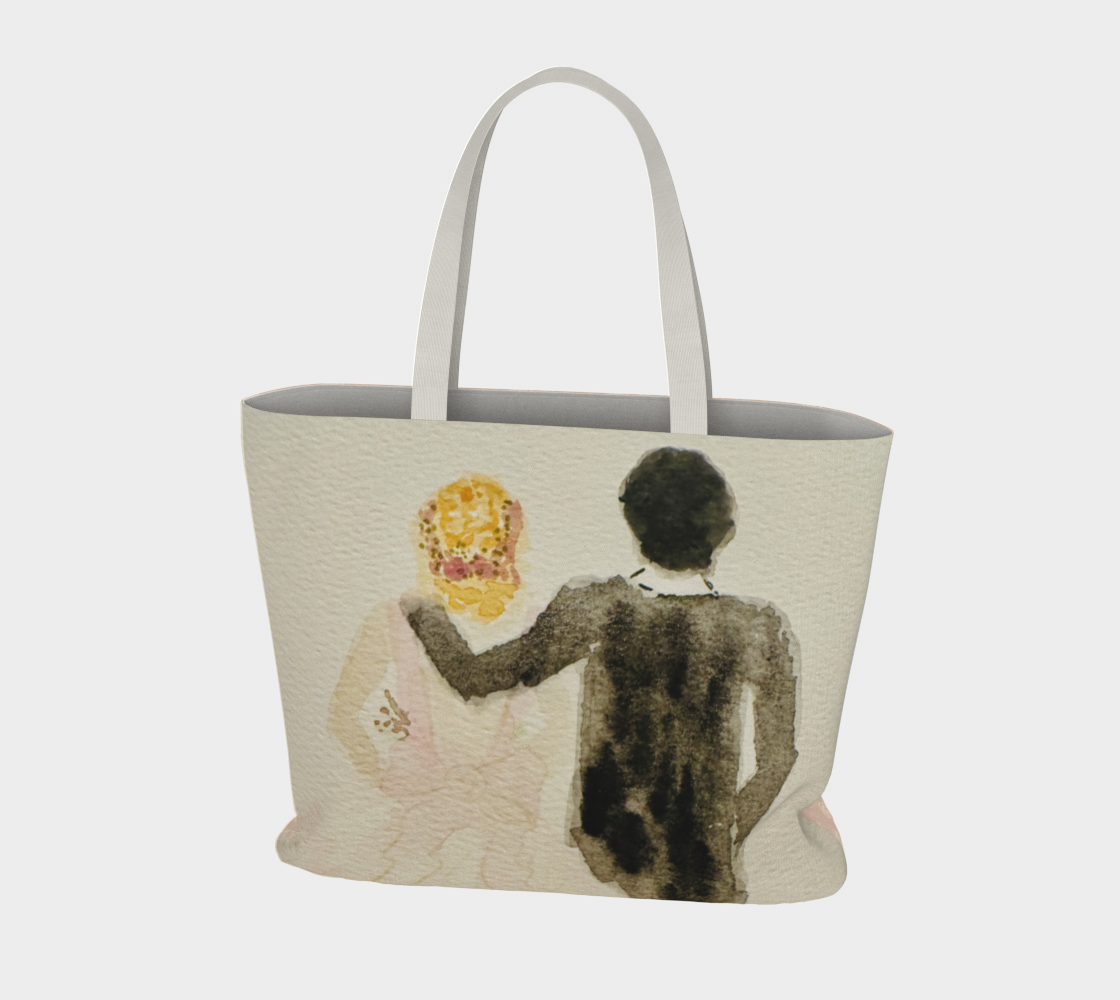 "Forever" Wedding xlg Market Tote