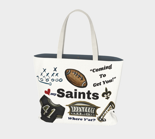 Saints xlg Market Tote