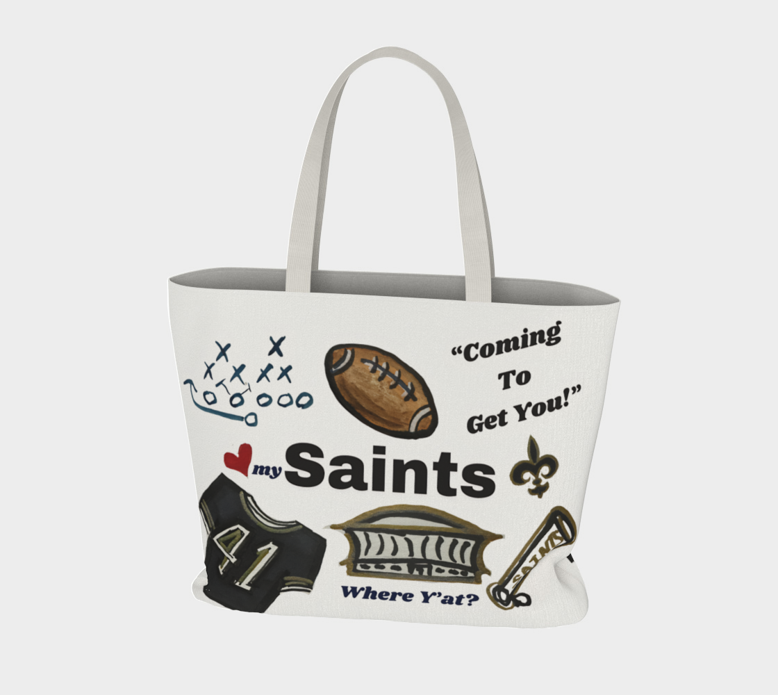 Saints xlg Market Tote