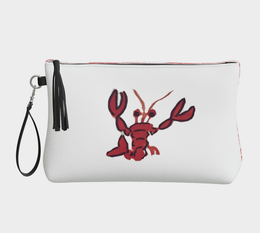 Crawfish Vegan Leather Clutch