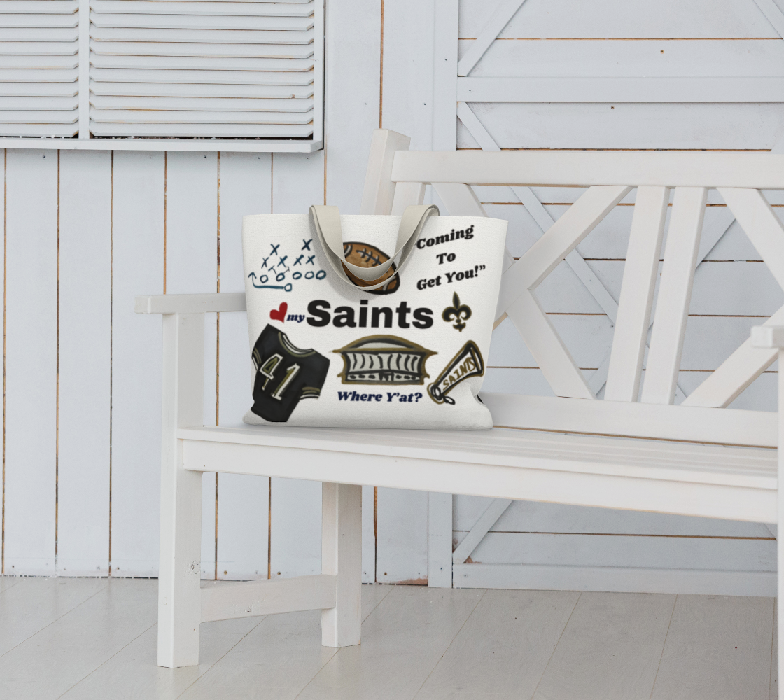 Saints xlg Market Tote