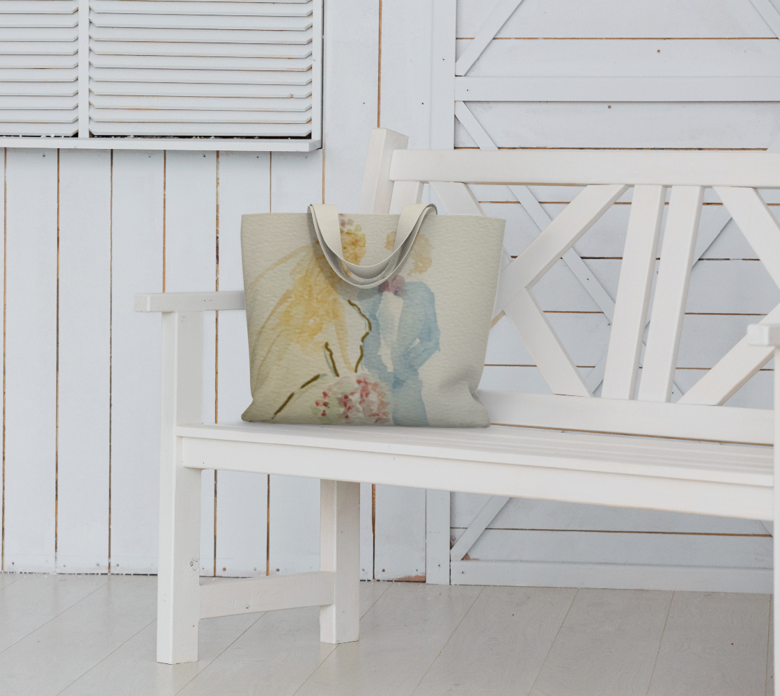 Bride & Groom  xlg Market Tote