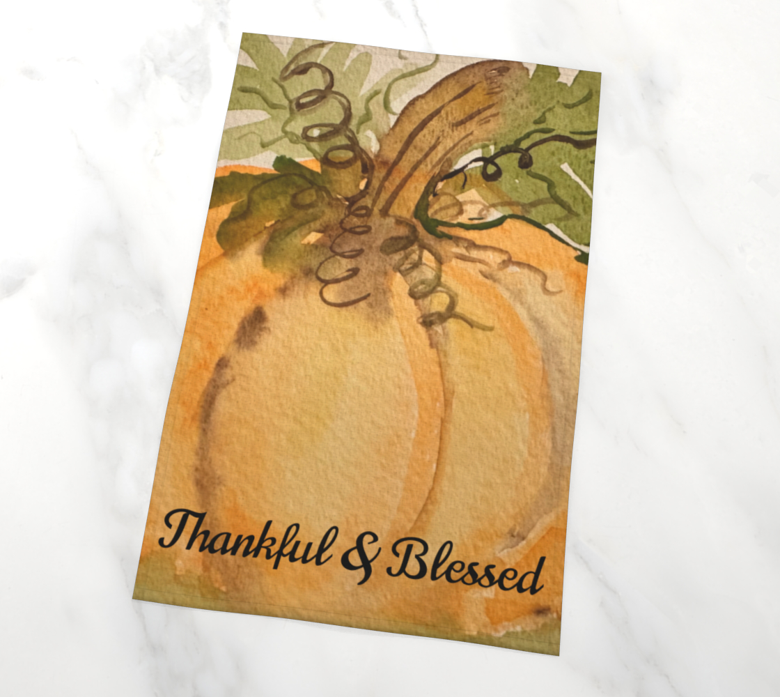 Thankful & Blessed Tea Towel