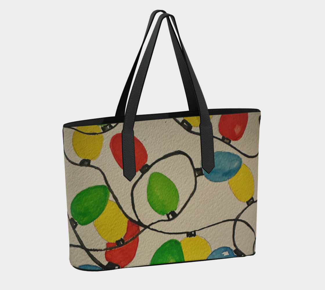 Holiday Lights Vegan Leather Purse