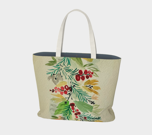Holiday xlg Market Tote