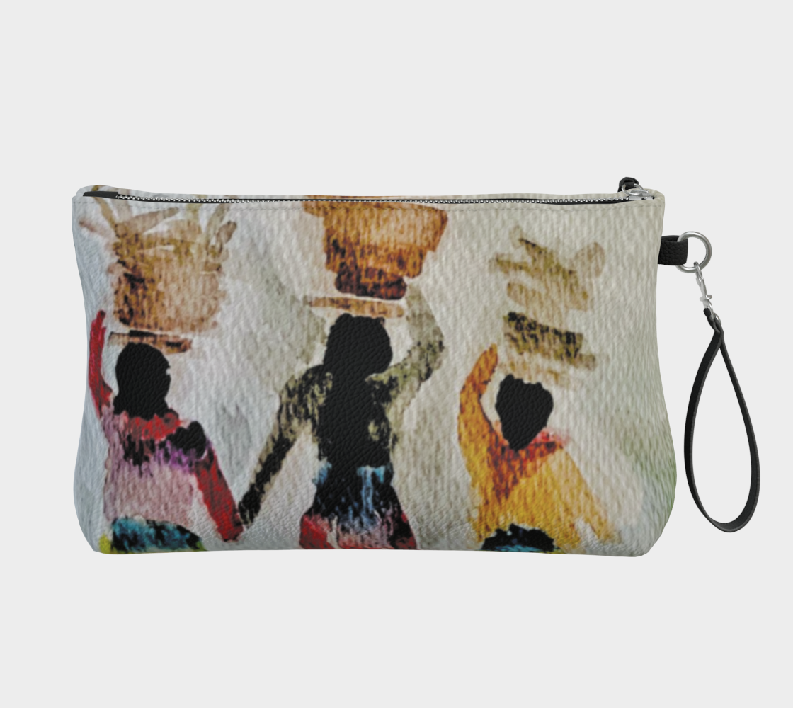 Baskets Vegan Leather Clutch