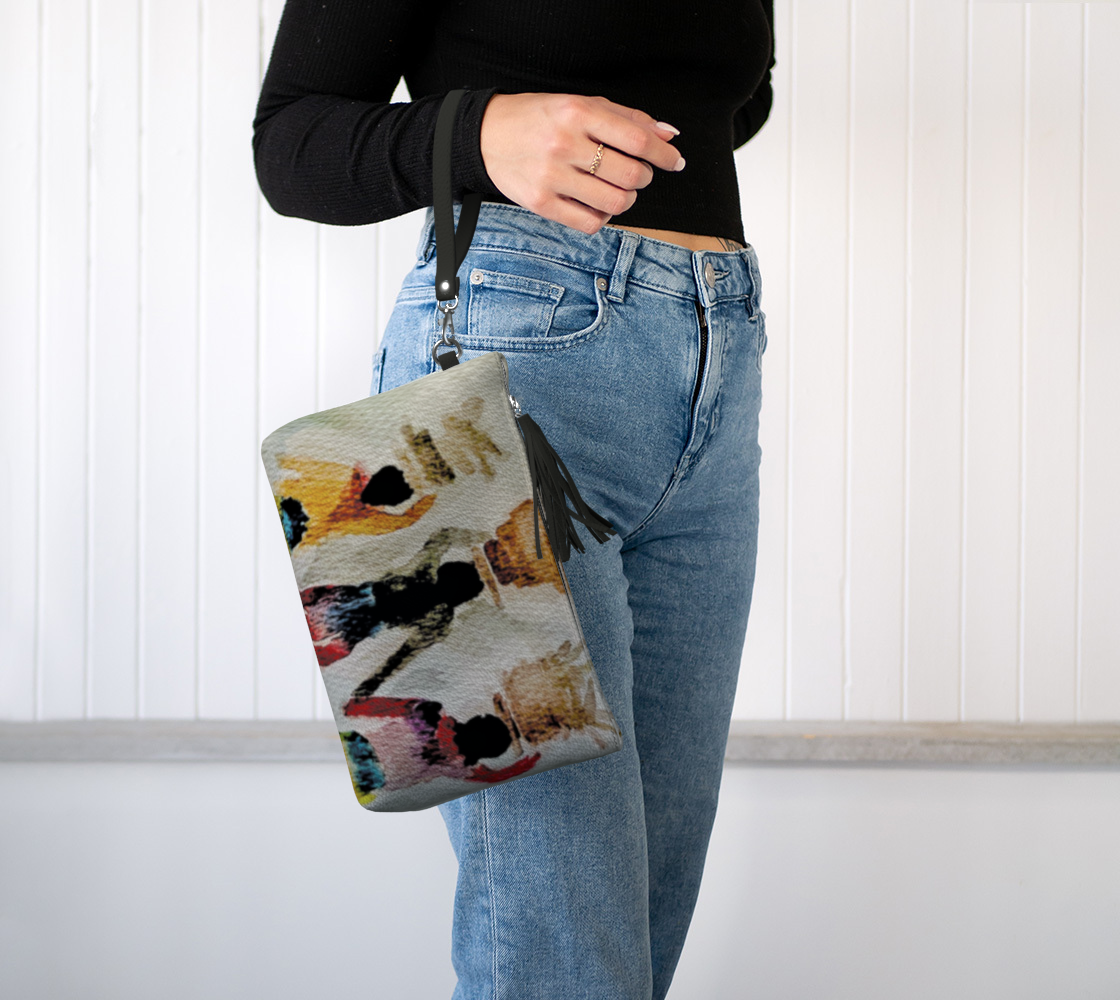 Baskets Vegan Leather Clutch