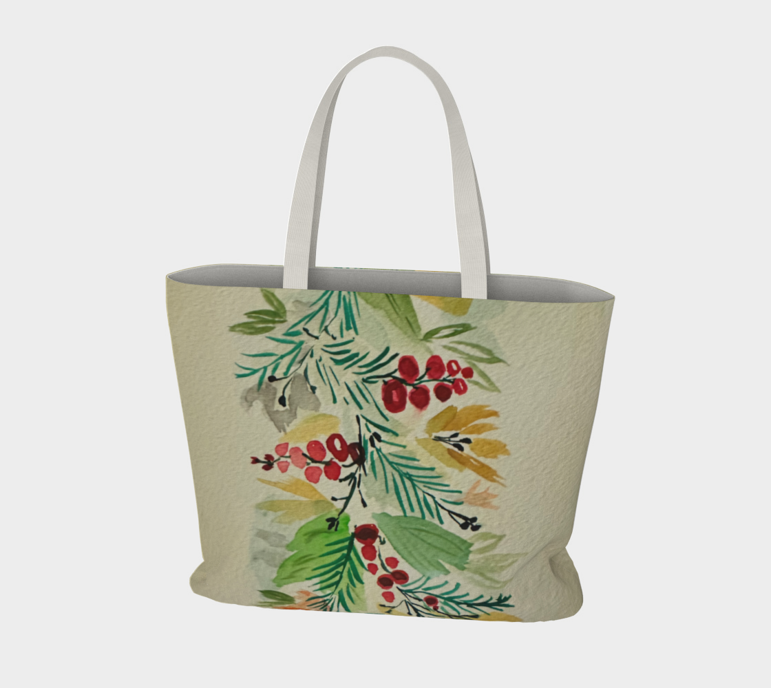 Holiday xlg Market Tote