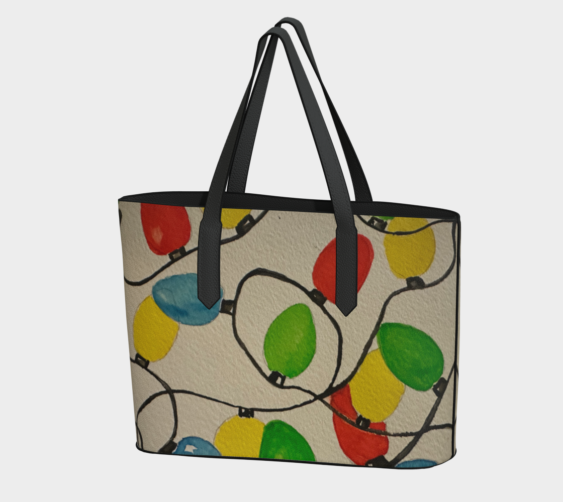 Holiday Lights Vegan Leather Purse