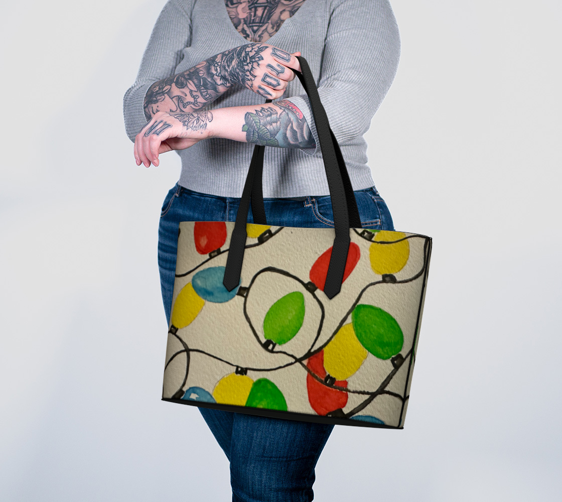 Holiday Lights Vegan Leather Purse