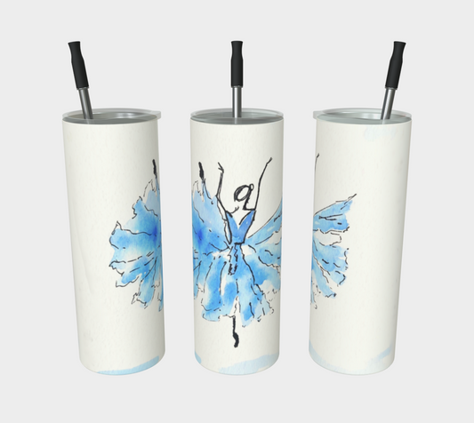 Blue Ballerina Tumbler