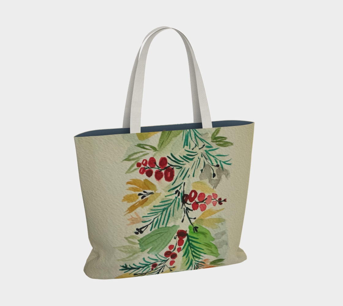 Holiday xlg Market Tote