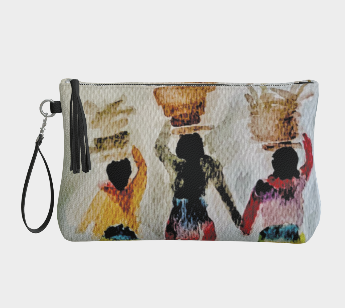 Baskets Vegan Leather Clutch